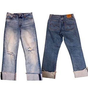 Levi’s Wedgie Straight Fit Two-Tone High Rise Women’s Jeans